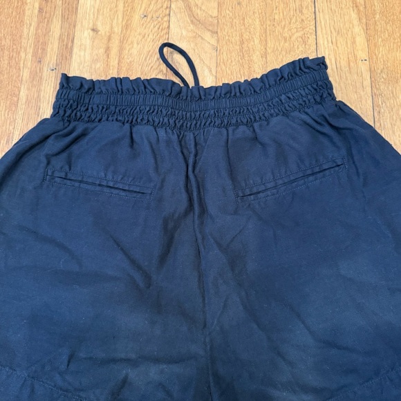 NWT Unsubscribed 100% Linen High-Rise Beach Shorts - Picture 4 of 7